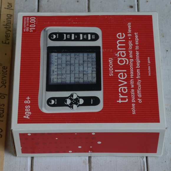 SOLD battery electronic Sudoku travel game new puzzle strategy number game 2008 - Picture 2 of 12
